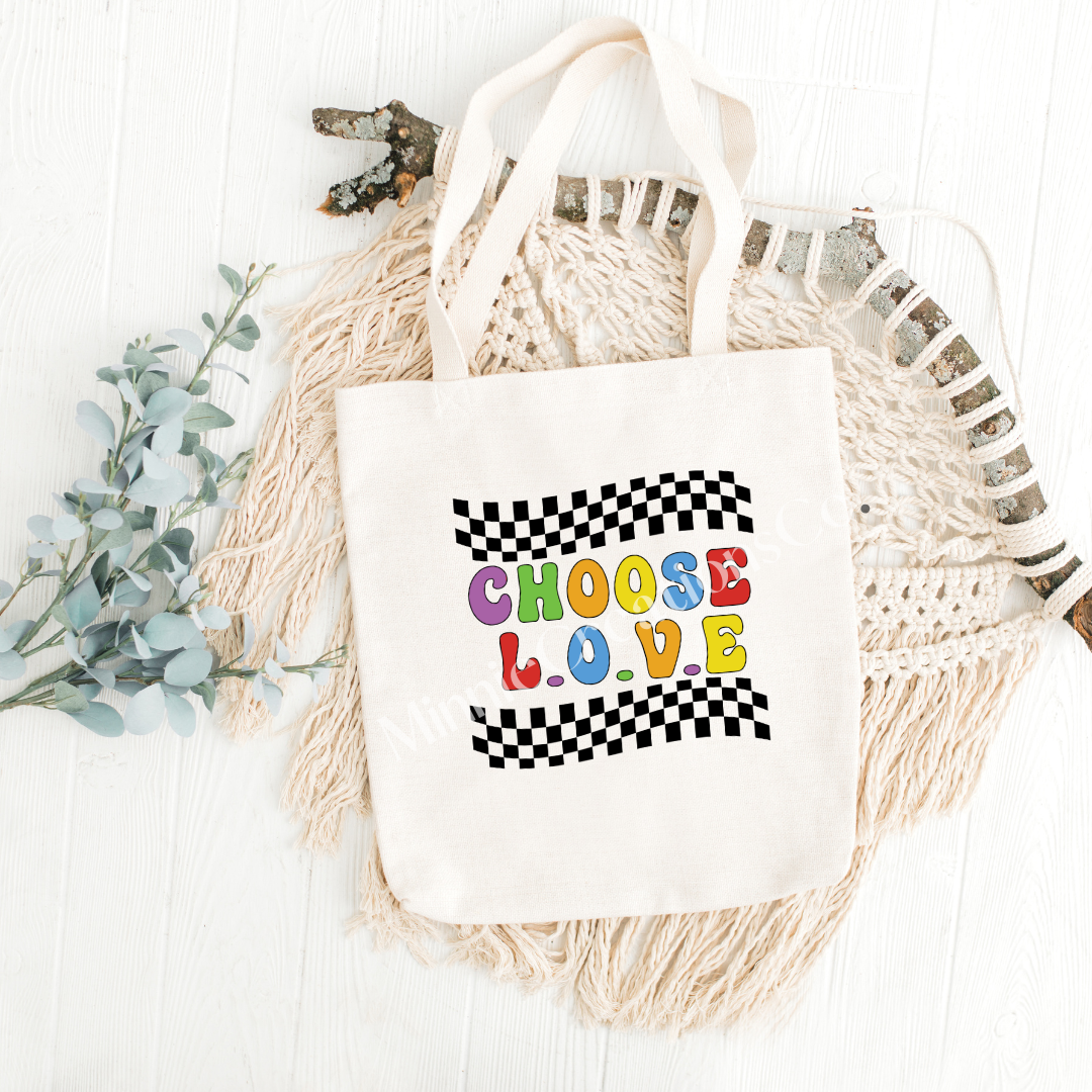 Pride Shopping Bag | Choose Love Shopping Bag | Love Wins Shopping Tote
