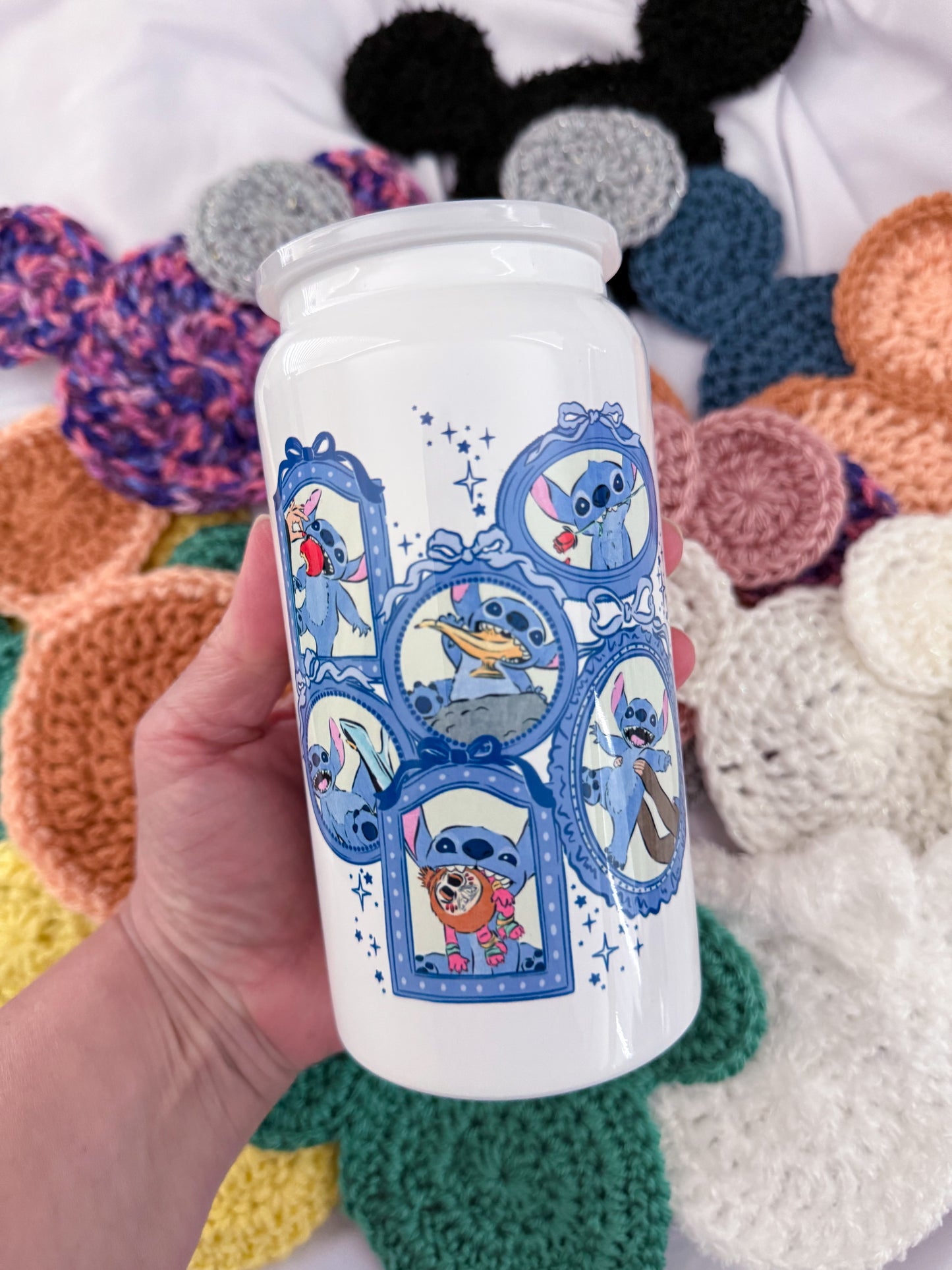 Little Alien frames Glass Can Cup