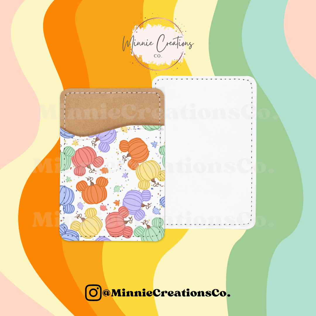 Spooky Card Holder Wallet | Halloween Phone Leather Wallet Card holder