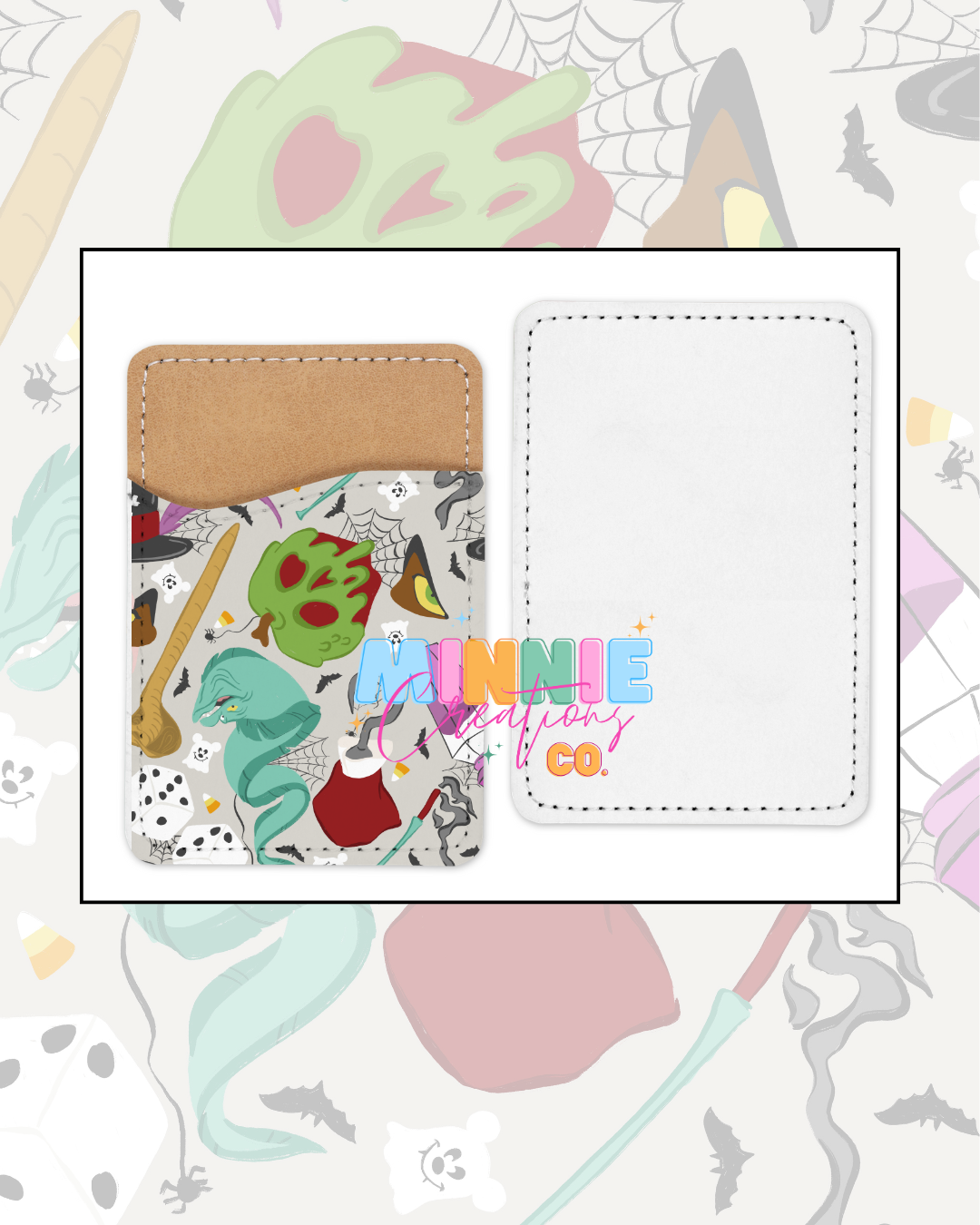 Magical Inspired Wallets| Not so Spooky Custom Card phone wallet