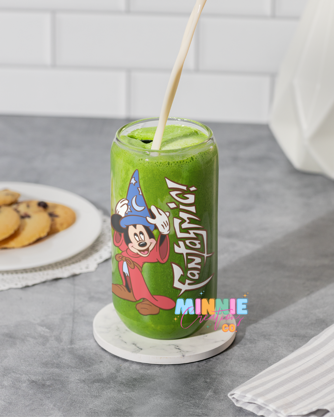 Fantasmic 16oz Glass Can Cups
