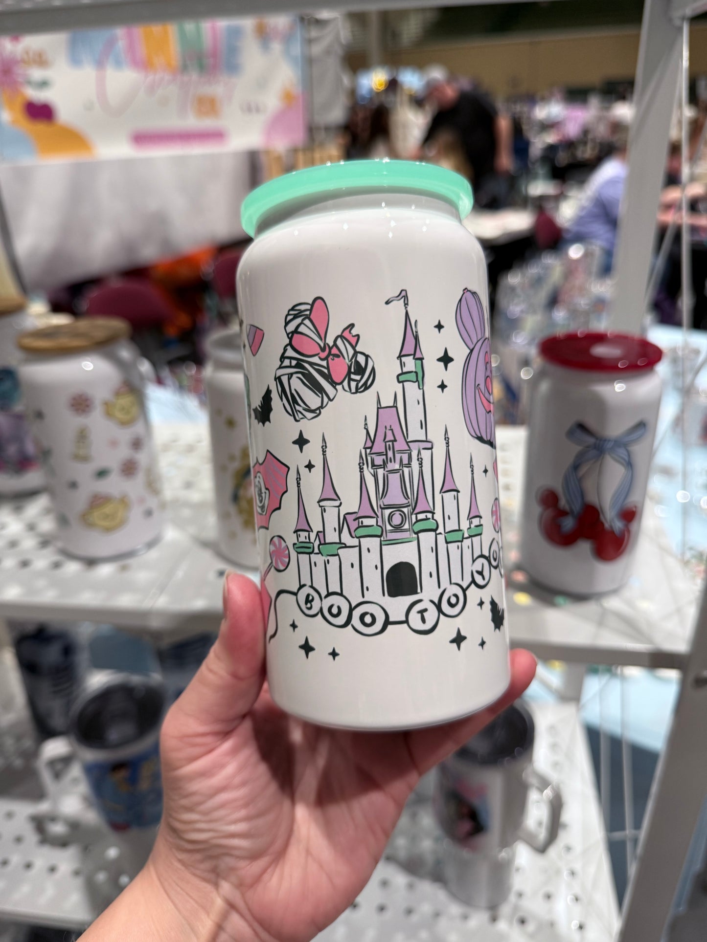 Pastel Halloween White Cup | Insulated Beer Can Cups