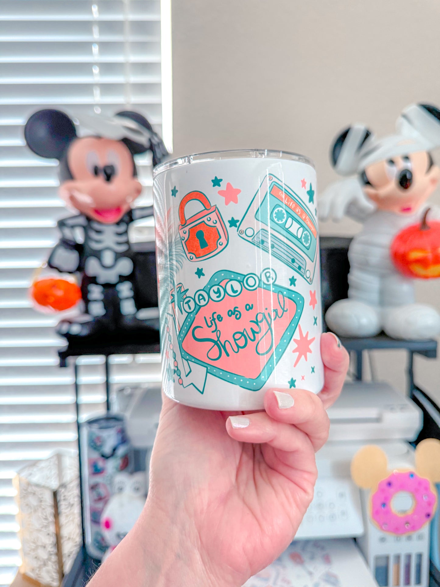 TS (Showgirl) Low Ball Travel tumbler