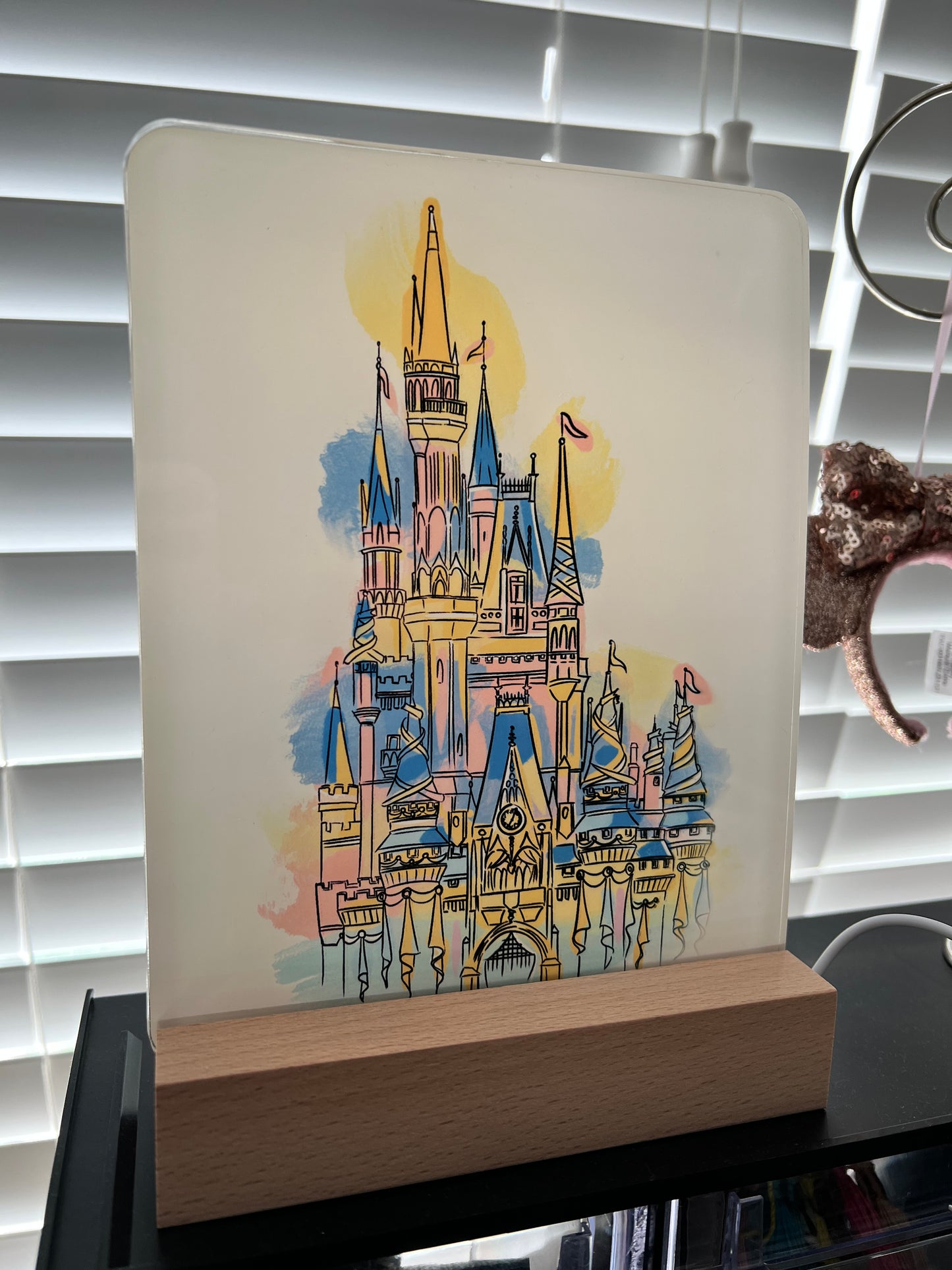 Magic Castle Light Frame | Sublimation Custom Frame Night Light