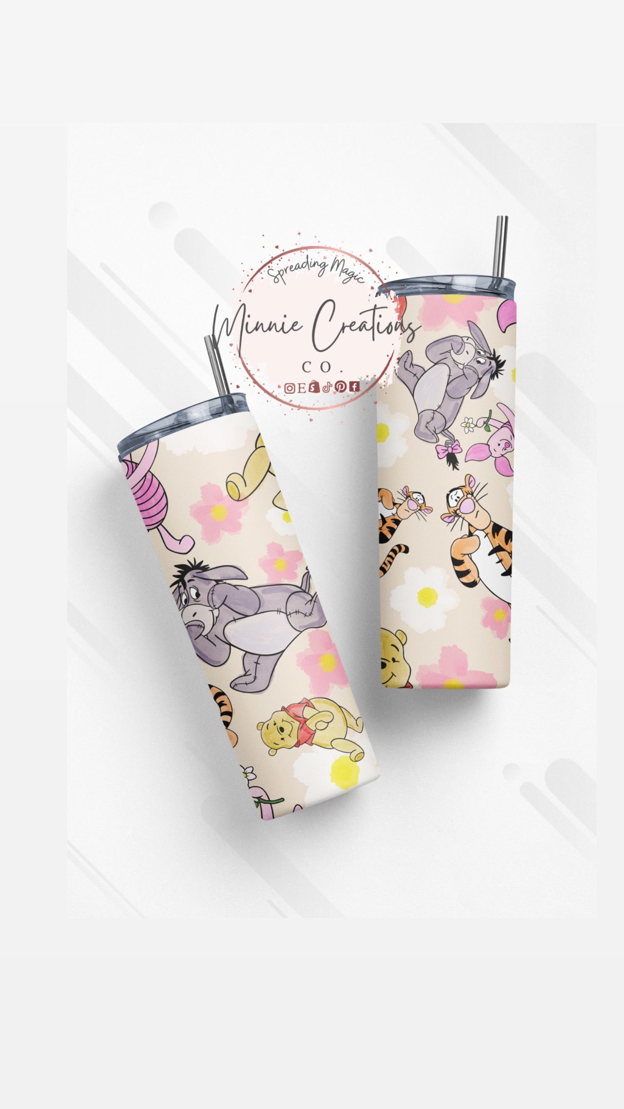 Friends 20oz Skinny Tumblers