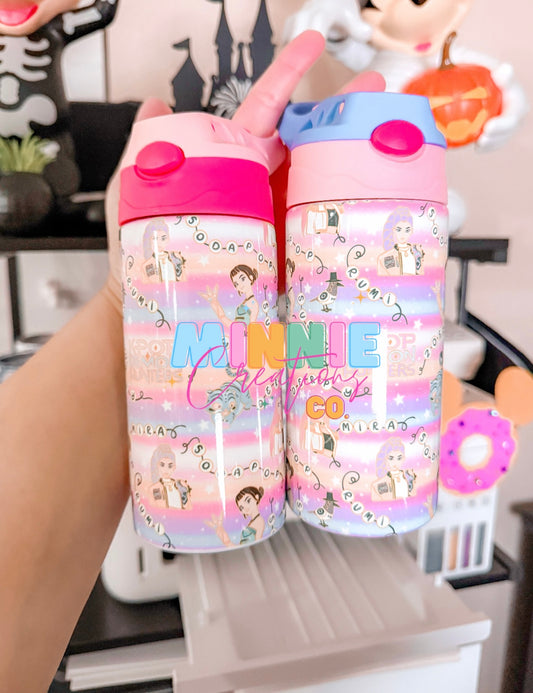 Custom Kids Water Bottles | Custom 12oz Water Bottle | Sublimated Kids Water Bottles