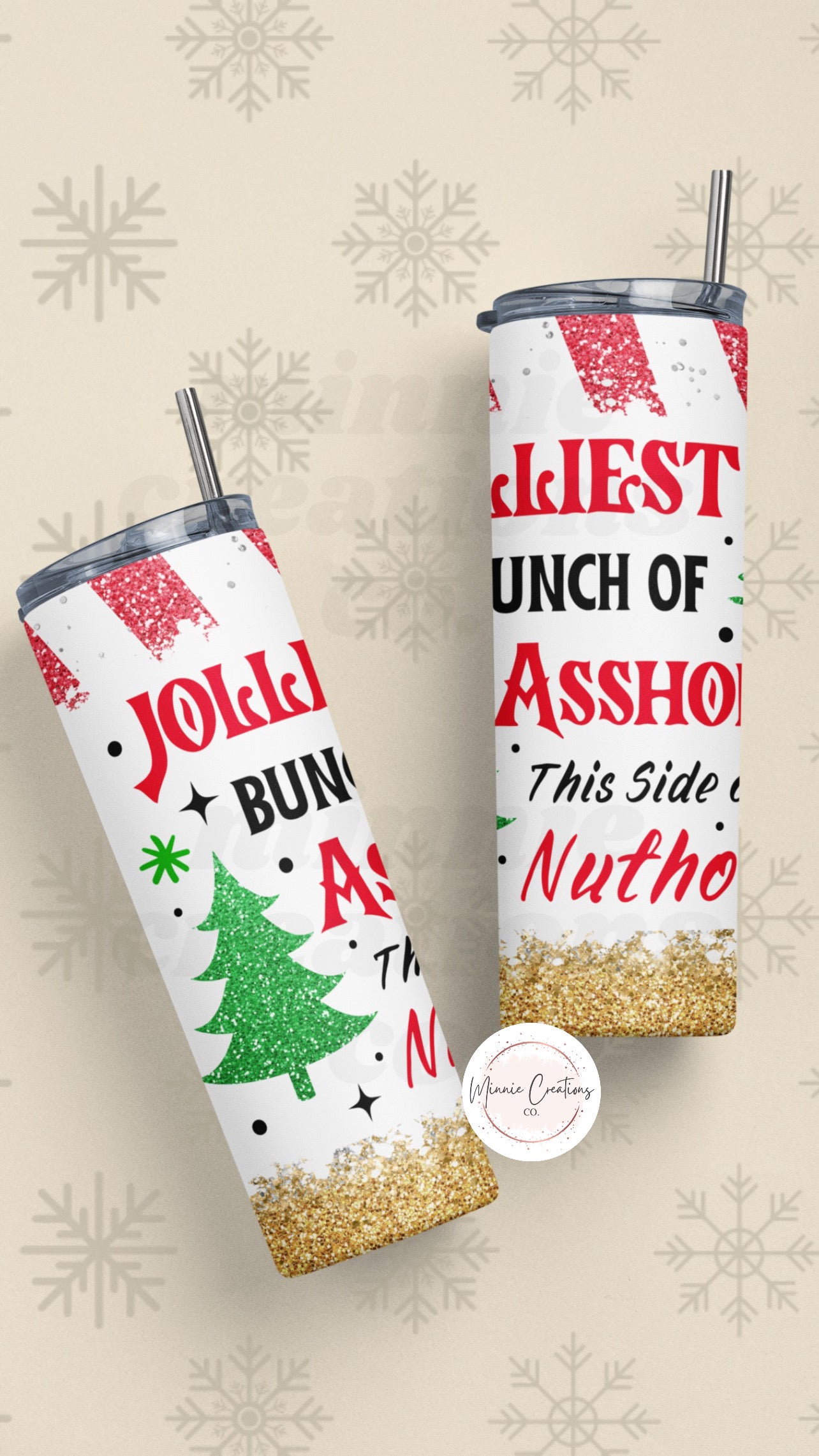 Jolliest 20oz Skinny Tumblers