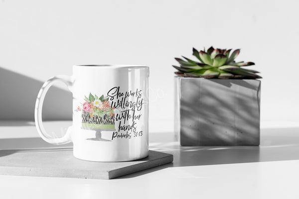 Baker - She works 11oz & 15oz mug