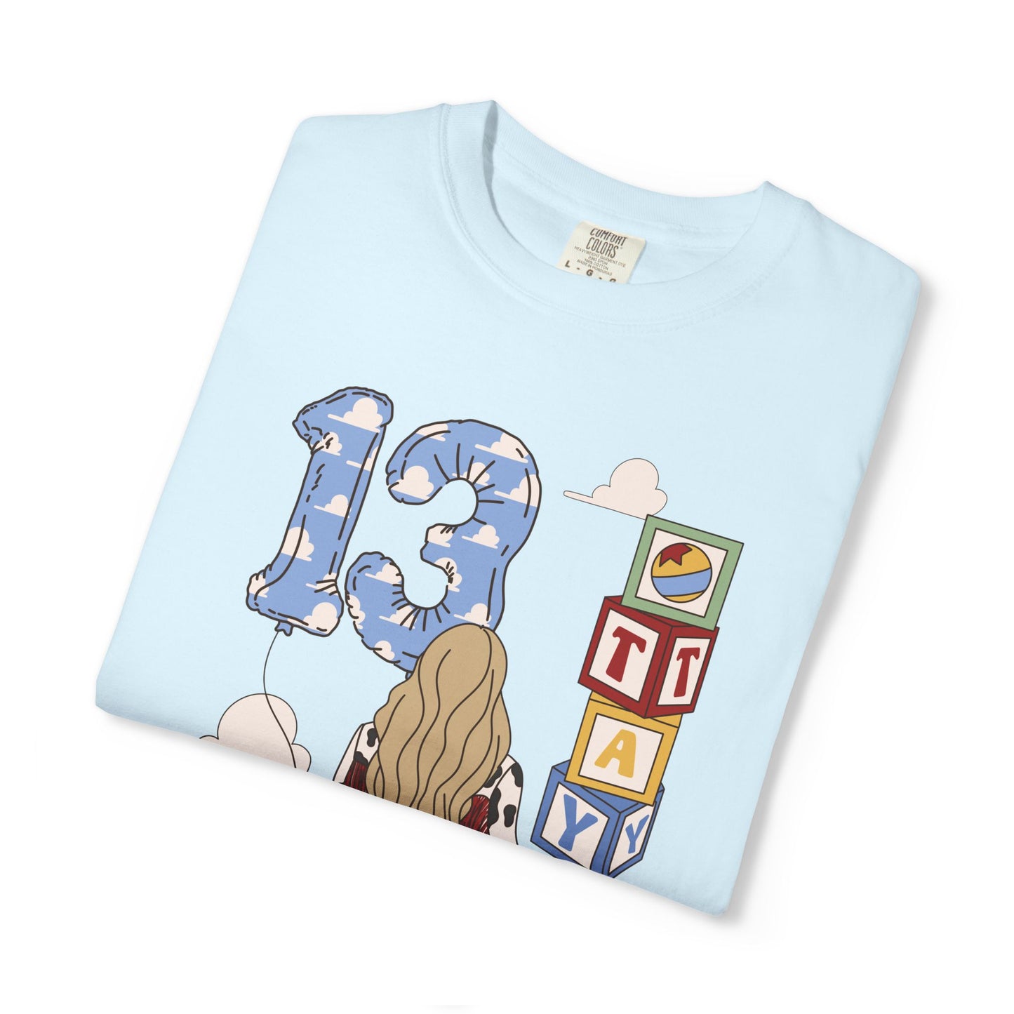 TS x 13 Graphic Tee — 'Try Not To Keep Out' Girl Illustration