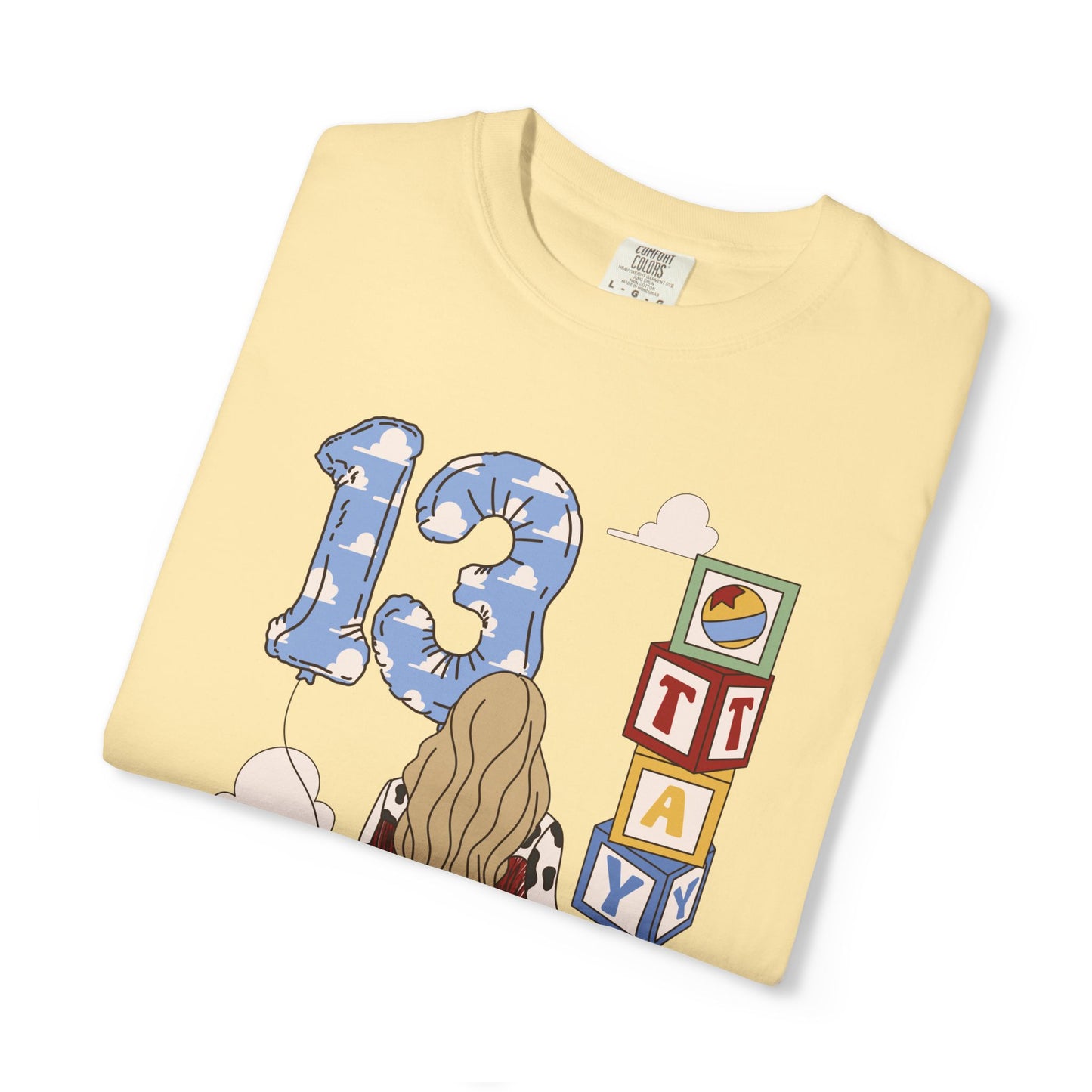 TS x 13 Graphic Tee — 'Try Not To Keep Out' Girl Illustration