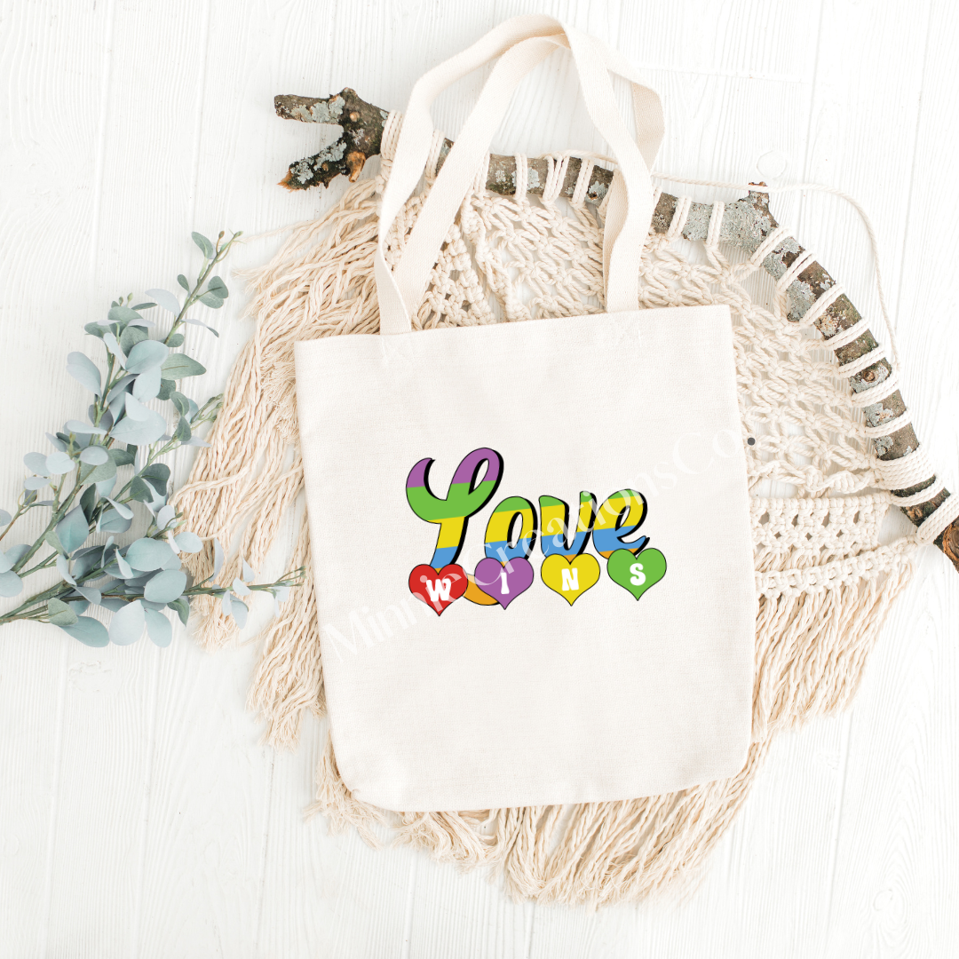 Pride Shopping Bag | Choose Love Shopping Bag | Love Wins Shopping Tote