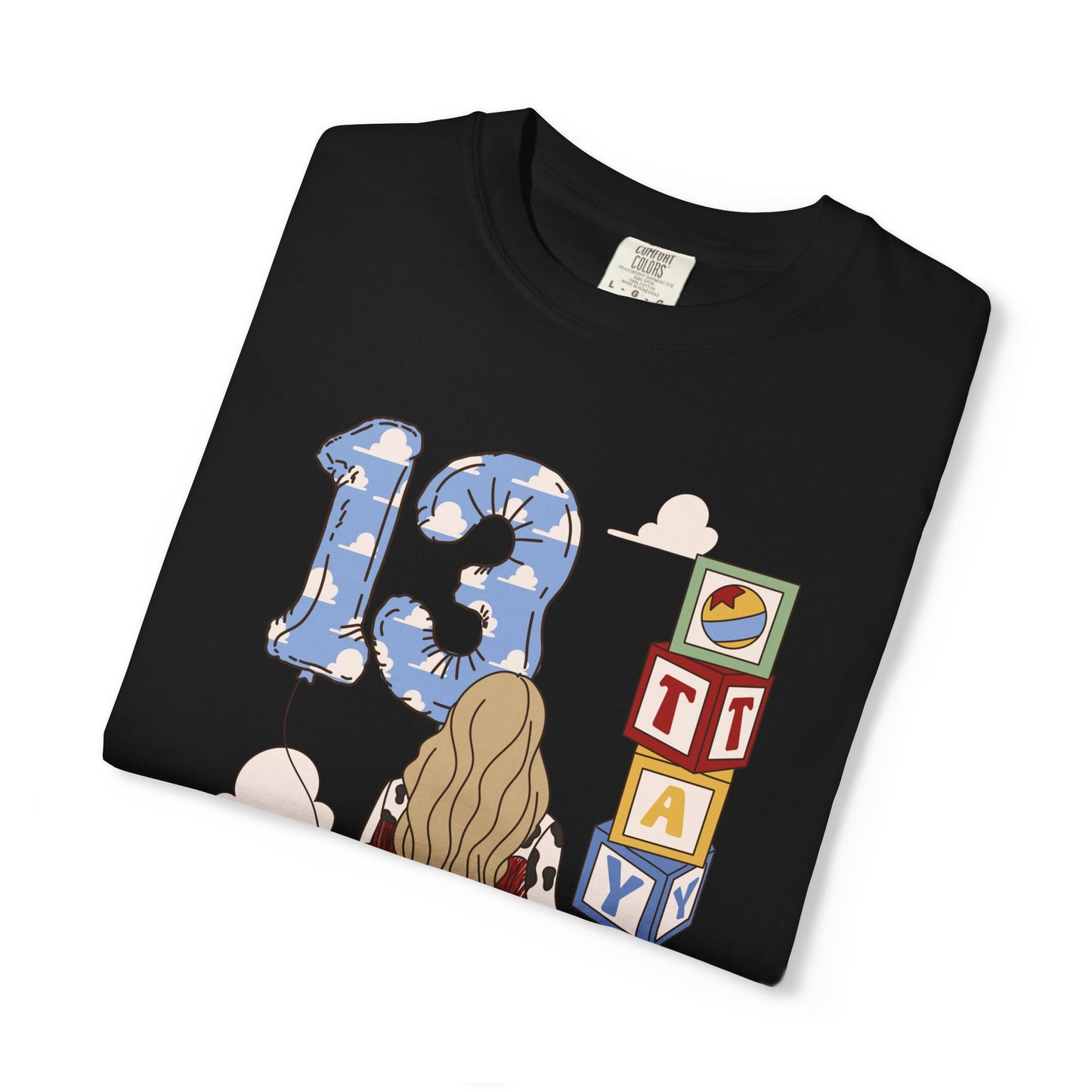 TS x 13 Graphic Tee — 'Try Not To Keep Out' Girl Illustration