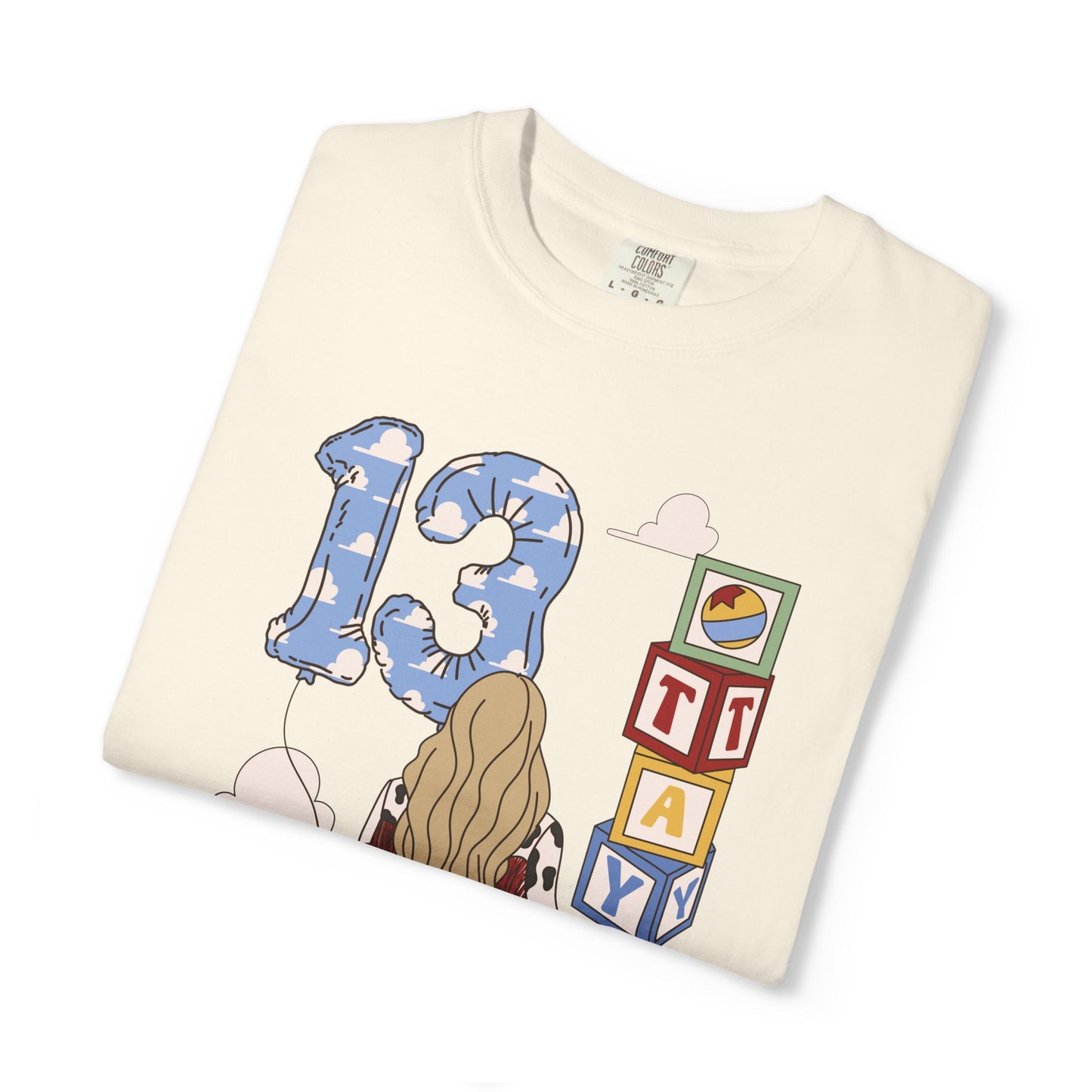 TS x 13 Graphic Tee — 'Try Not To Keep Out' Girl Illustration