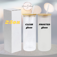 Daily Reminders 25oz Glass Tall Tumbler