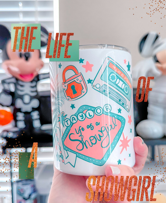 TS (Showgirl) Low Ball Travel tumbler
