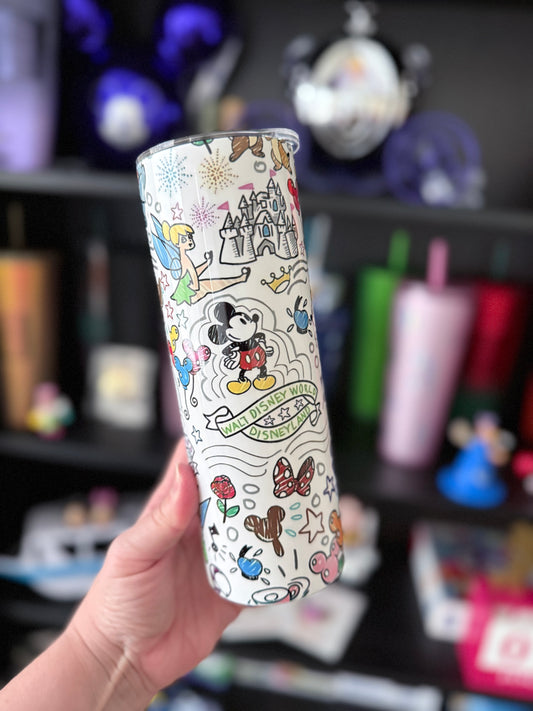 Sketch Magic 20oz Skinny Tumblers