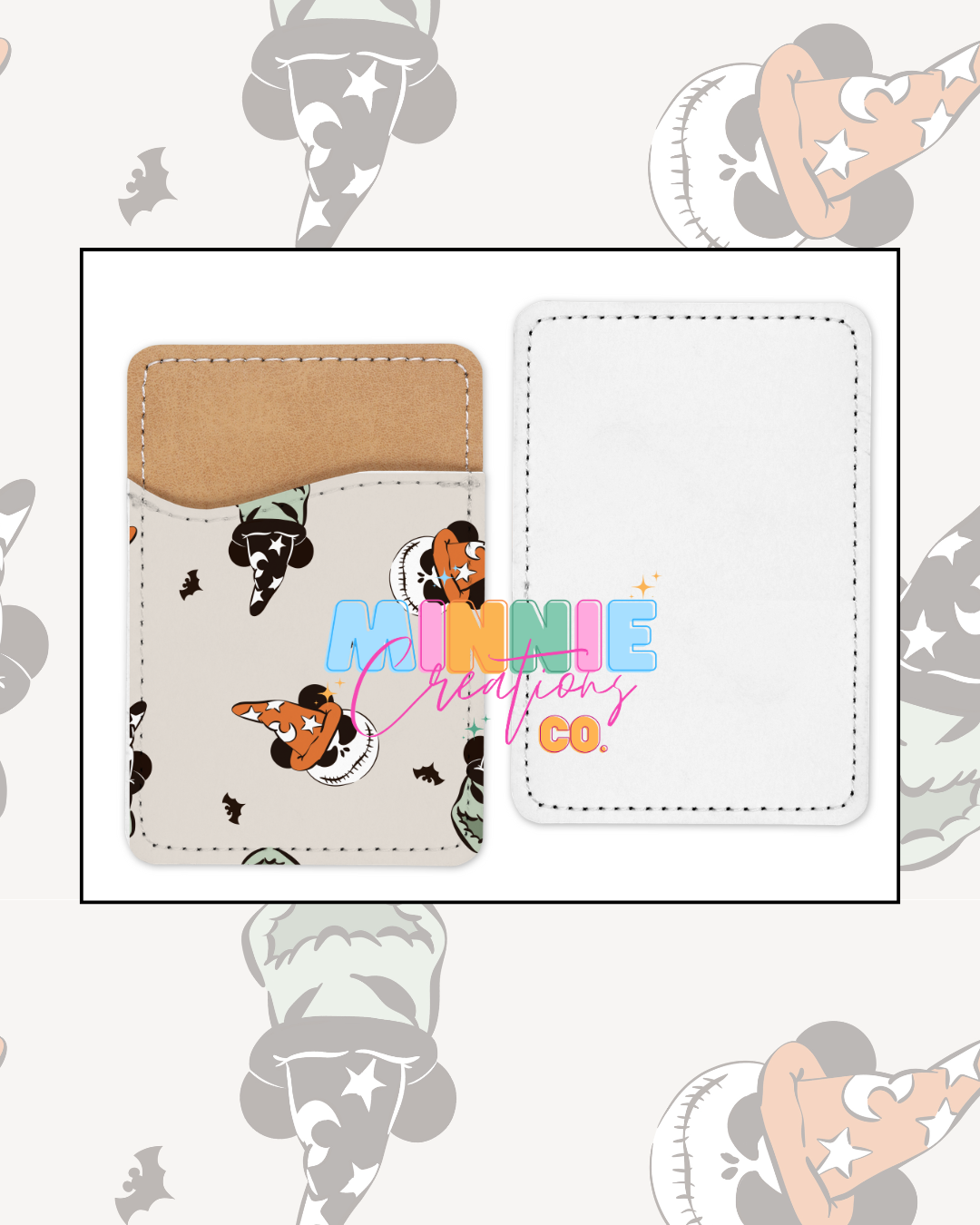 Magical Inspired Wallets| Not so Spooky Custom Card phone wallet