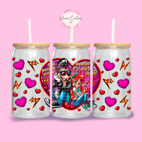 Power of Love Glass Can cup