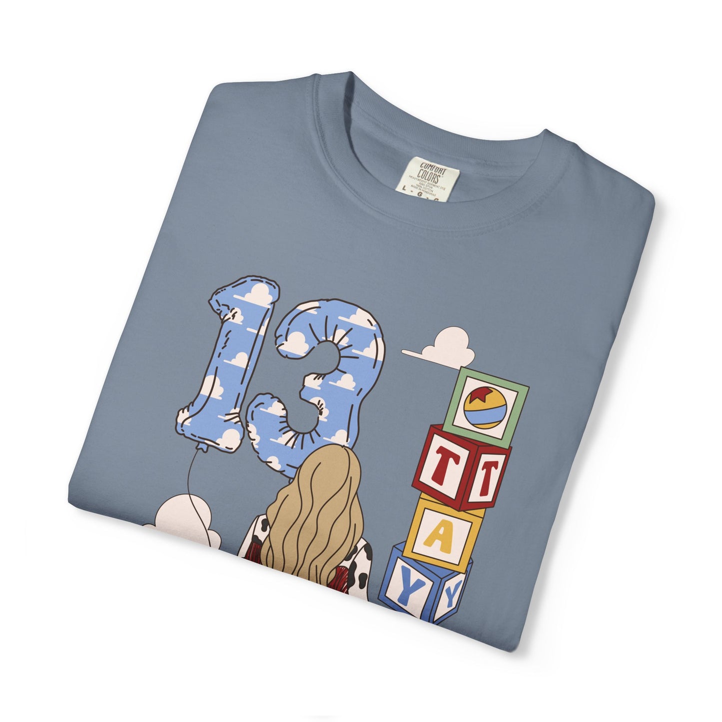 TS x 13 Graphic Tee — 'Try Not To Keep Out' Girl Illustration