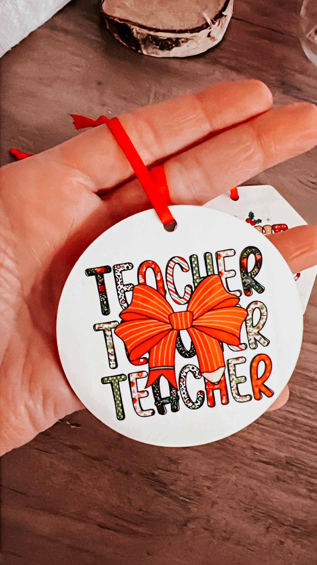 Teacher Ornament | Christmas Decoration | Gifts