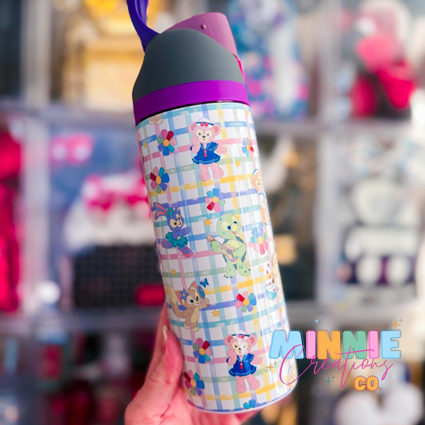Bear Friends 24oz Water Bottle