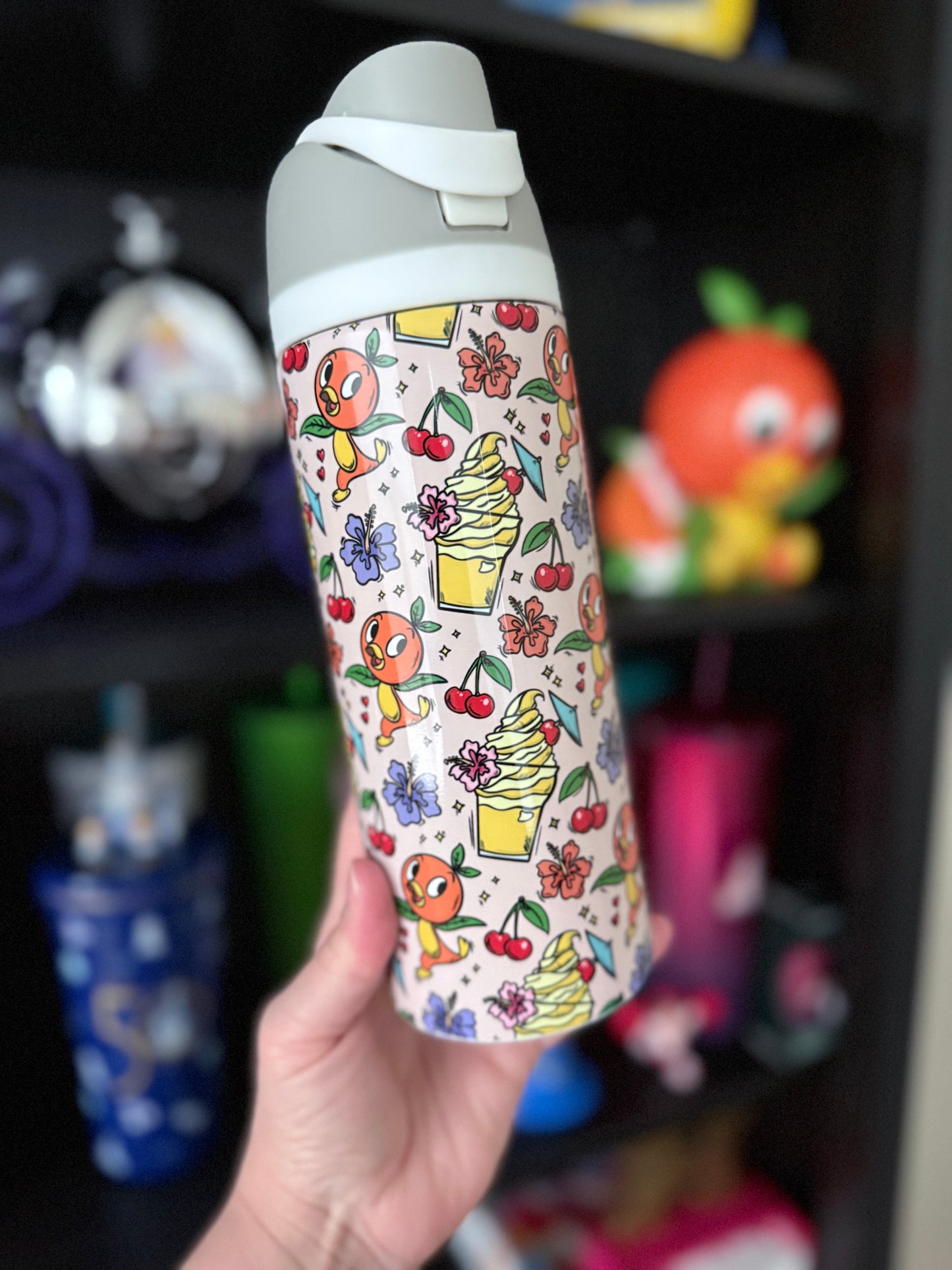 Orange & Whips Inspired 24oz Water Bottle
