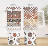 Mama Retro 40oz Tumbler