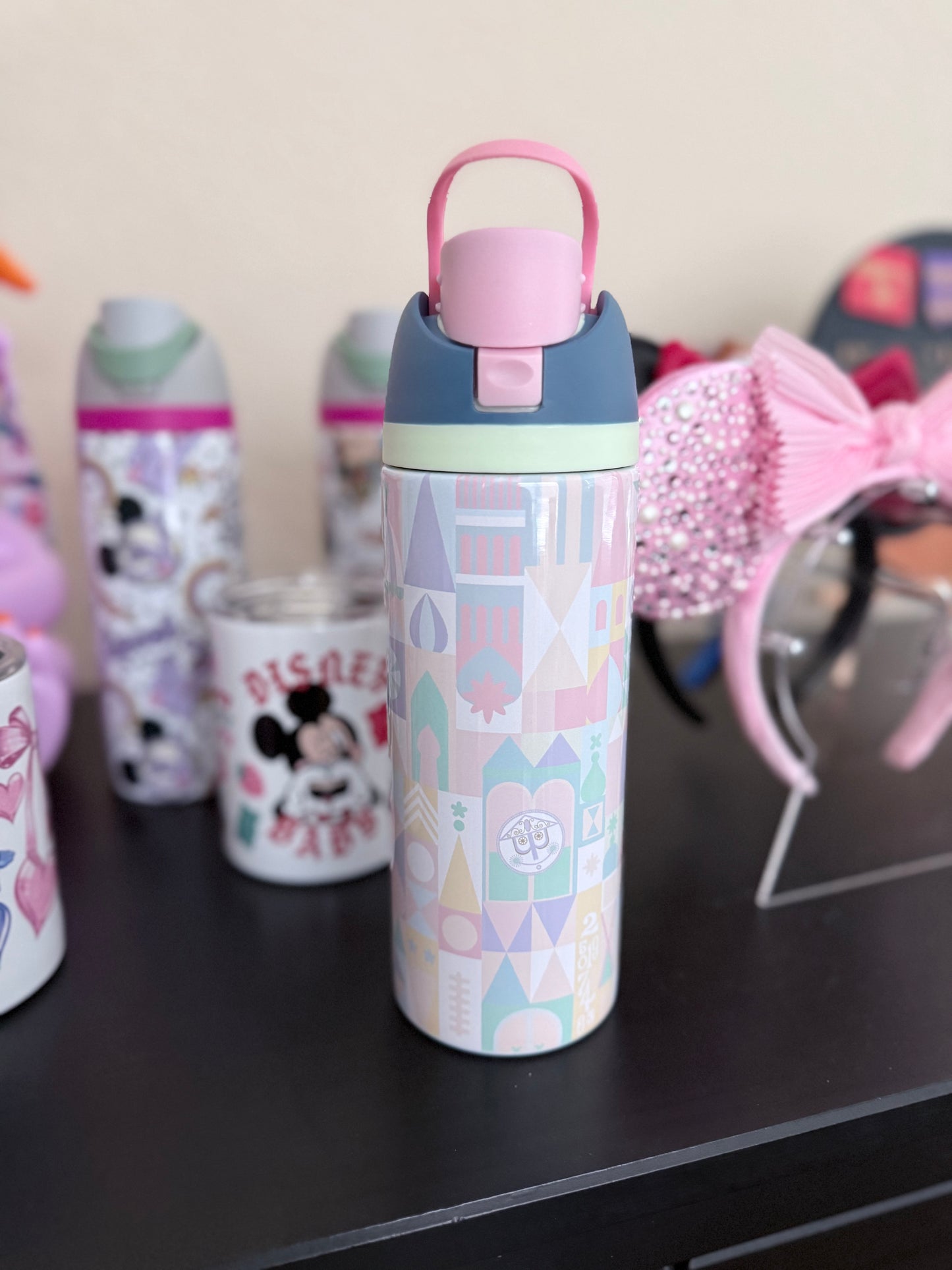 Small world  24oz Water bottles
