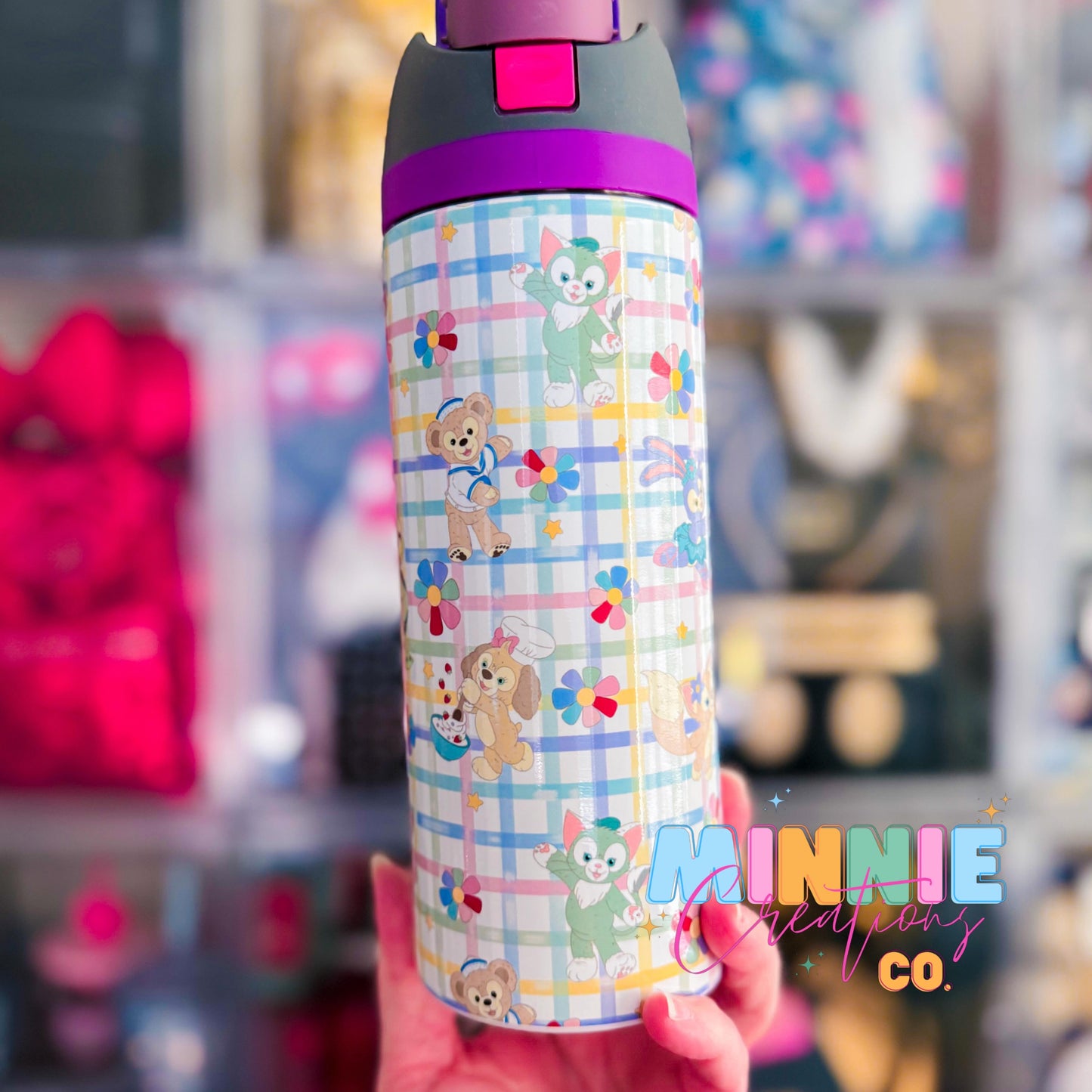 Bear Friends 24oz Water Bottle