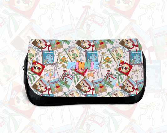 Golden Bow Books Bag | Travel Pouch | Accessories Bag