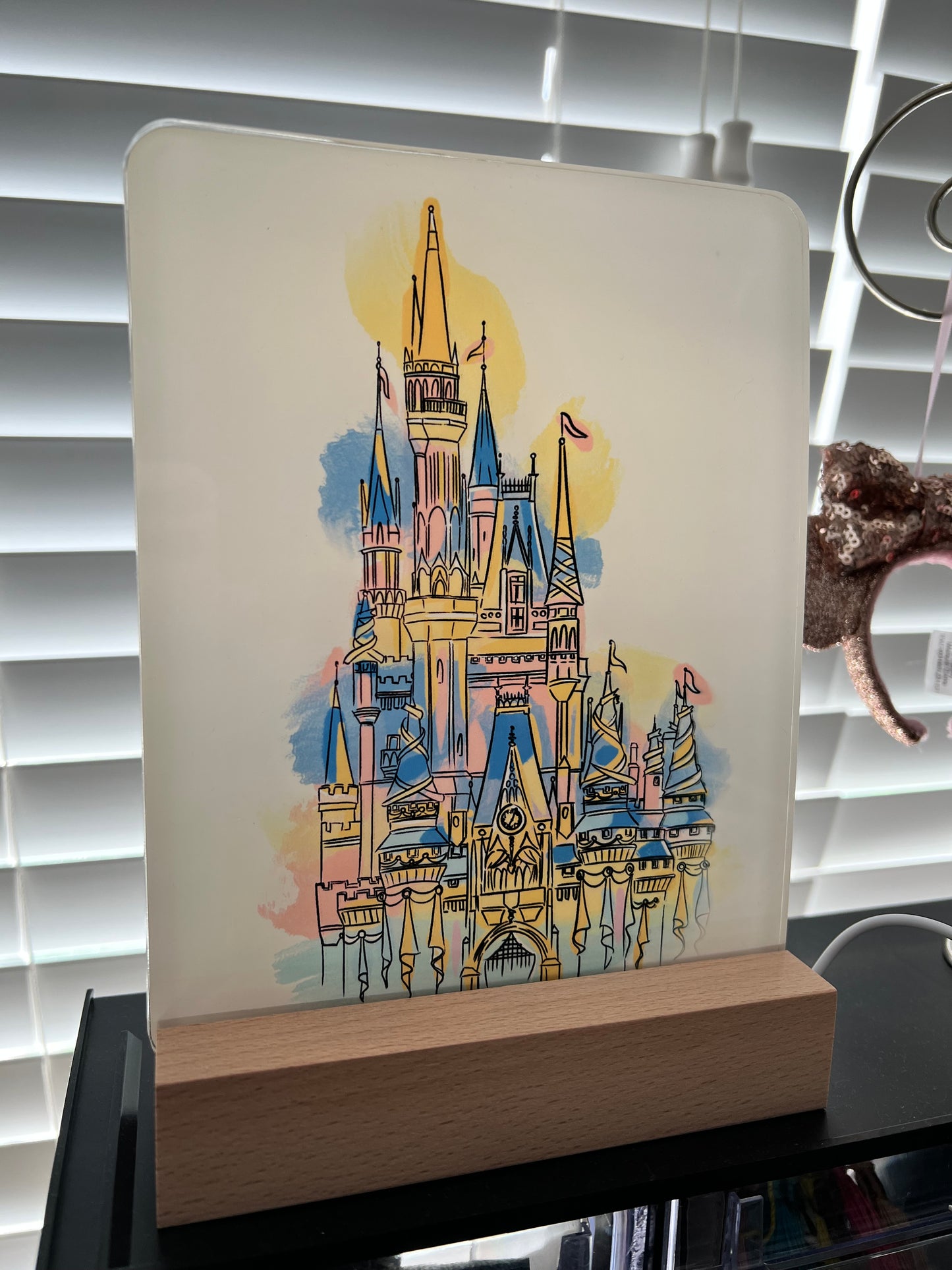 Magic Castle Light Frame | Sublimation Custom Frame  Night Light