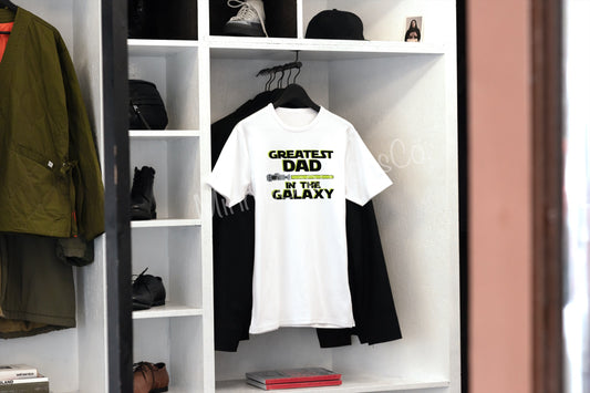 Galaxy Dad Short Sleeve Shirts