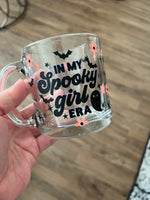 Spooky Girl Crystal Clear Libbey mug