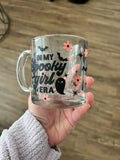 Spooky Girl Crystal Clear Libbey mug