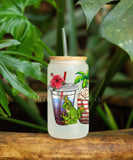 Isla Del Encanto Glass Can cup | Puerto Rico Glass Can Cup