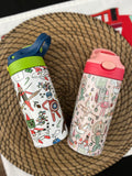 Elf on the Shelf Inspired Kids Water Bottles | Boy Elf 12oz Water Bottle | Girl Elf 12oz Water Bottle| Sublimated Kids Water Bottles