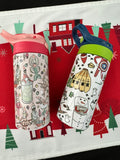 Elf on the Shelf Inspired Kids Water Bottles | Boy Elf 12oz Water Bottle | Girl Elf 12oz Water Bottle| Sublimated Kids Water Bottles