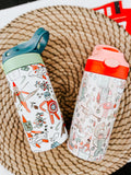 Elf on the Shelf Inspired Kids Water Bottles | Boy Elf 12oz Water Bottle | Girl Elf 12oz Water Bottle| Sublimated Kids Water Bottles