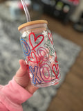 XOXOs Glass Can