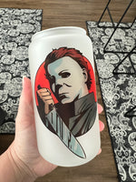 Michael Halloween Glass cup