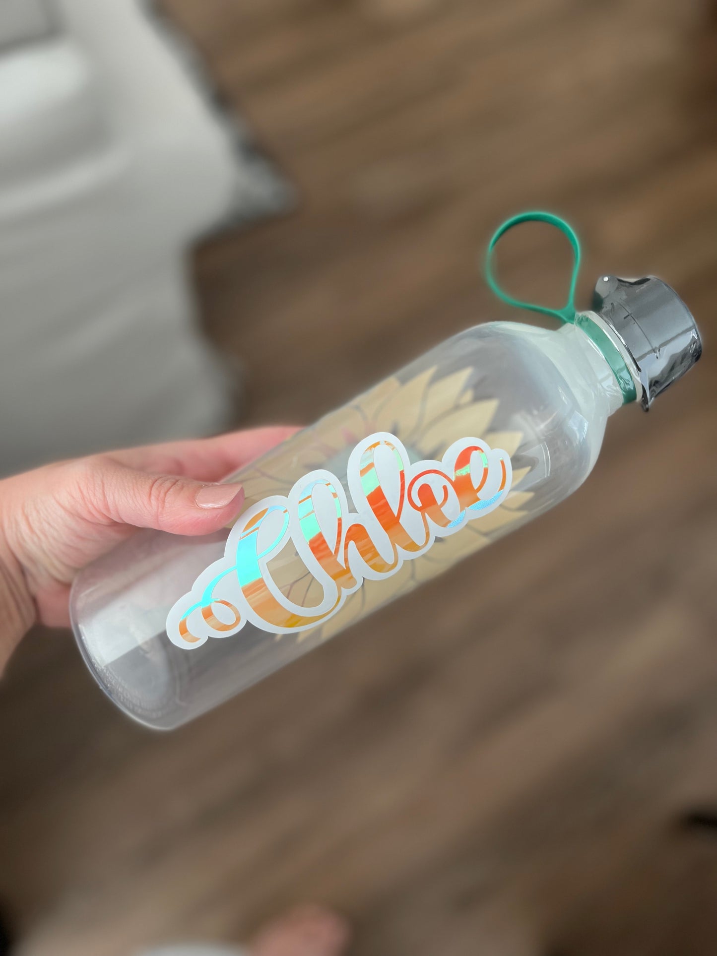 Sunflower Water bottle Starbucks Logo