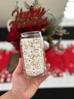 Gingerbread 16oz Glass cups