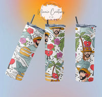 Bad Bunny Tropical 20oz Skinny Tumblers