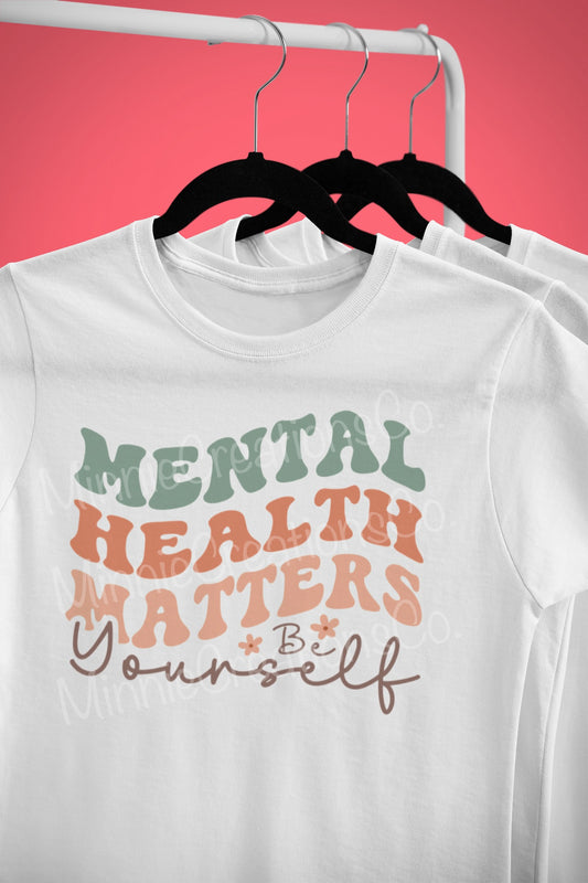 Mental Health Matters Unisex Short Sleeve Tshirts