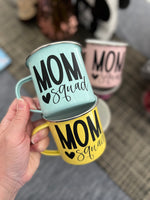 Mom Squad Campfire style mug