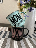 Mom Squad Campfire style mug