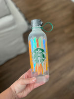 Sunflower Water bottle Starbucks Logo