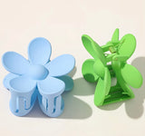 Flower hair clips