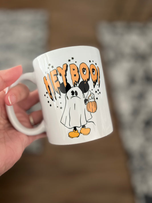 Hey Boo Halloween Mug