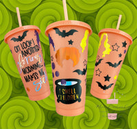 Hocus Pocus "I smell Children Cold cup"  24 oz. Spooky season Cold cup | Witches Halloween Cold cup | Halloween Cold cup